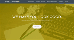 Desktop Screenshot of bizbuzzcontent.com